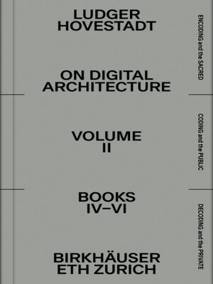 cover image of On Digital Architecture in Ten Books
